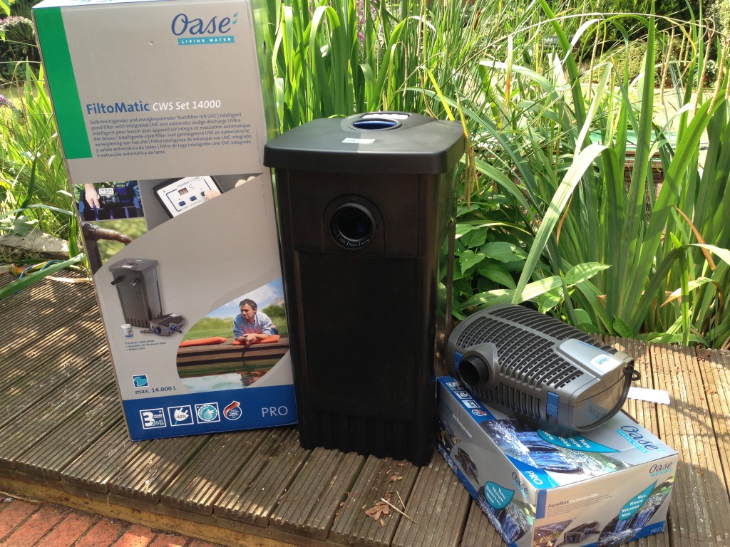 Pond Filter Installation, Harpenden Hertfordshire Maltby Aquatics